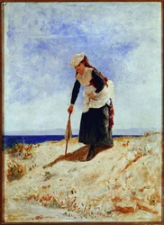A Woman on the Sand