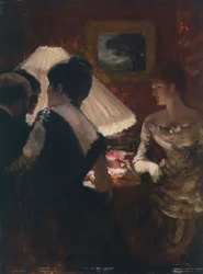 Around the lampshade