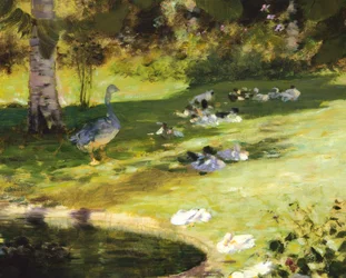 Breakfast in the Garden, detail
