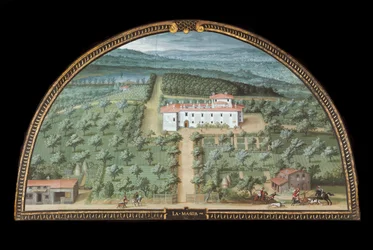 View of Villa la Magia near Pistoia, Italy