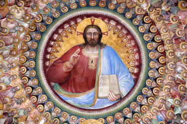 The Paradise, Padua Baptistery Ceiling Frescoes, 14th Century, by Giusto de Menabuoi (detail)