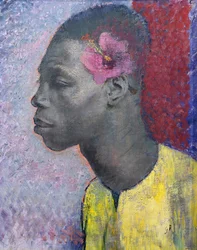 Head of a black person