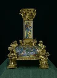 Base of the Cross of St. Bertin, from the Abbaye Saint-Bertin, c.1180