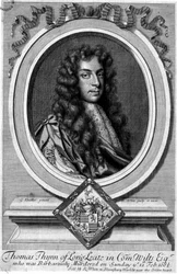 Thomas Thynne of Longleat (1648-82), engraved by Robert White (1645-1703)