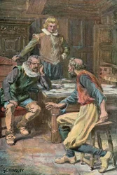 Illustration for Westward Ho! By Charles Kingsley