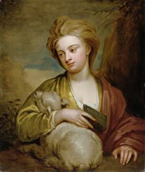 Portrait of a Woman as St. Agnes, traditionally identified as Catherine Voss
