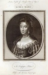 Queen Mary at Kensington Palace, engraved for Harrison