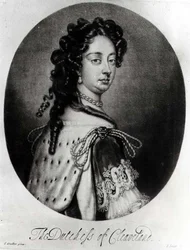 Portrait of Barbara Villiers, Duchess of Cleveland, Engraved by J. Smith