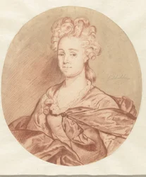 Portrait of an Unknown Woman, in an Oval