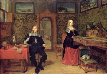 The Young Scholar and his Wife