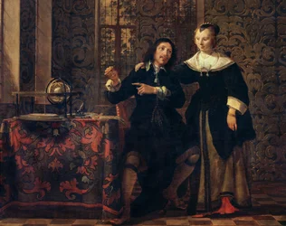 The astronomer and his wife