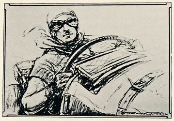 The Memorial Panel to Sir Henry Birkin at Brooklands, 1937