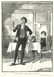 The Friendly Waiter (engraving)