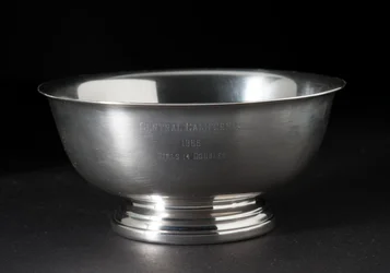 Silver Bowl Tennis Trophy Presented to Sally Ride