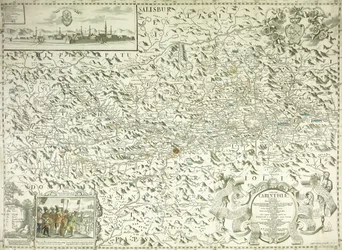 A Map of Austria and Czechoslovakia