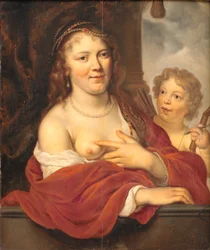 A Lady and Her Child as Venus and Cupid