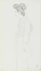 Drawing of a Standing Woman