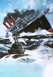 Liner and Submarine