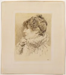 Portrait of Sarah Bernhardt (1844-1923)