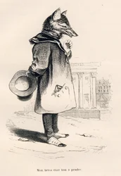 My Hero Was Good to Take. Illustrated Vignettes by JJ Granville. Engraving signed Godard in the section 