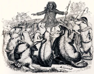 The Shepherd and His Herd - Fables by La Fontaine