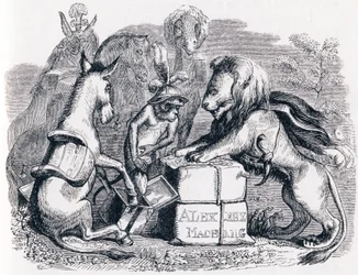 Tribute Sent by the Animals to Alexander - Fables by La Fontaine