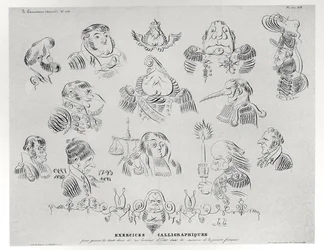 Calligraphic Exercises, 1832