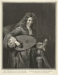 Portrait of the Lutenist and Composer Charles Mouton
