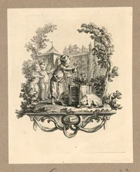 Child Watering a Plant