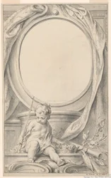 Design for Frame Surrounding the Portrait of William Russell, First Duke of Bedford