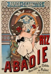 Advertising Poster for the Tissue Paper Abadie