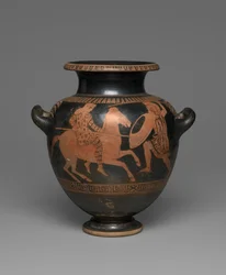 Attic red-figure stamnos, 440-430 BC