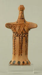 Figurine of a standing female, Boeotian workshop, Archaic Period