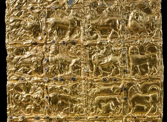 Foil with Embossed Decoration from Delphi (detail)