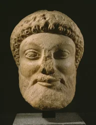 Head of Dionysus, Attica, c.480-460 BC