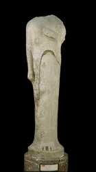 Kore figure dedicated by Cheramyes to Hera, from the Sanctuary of Hera, Samos, c.570-560 BC