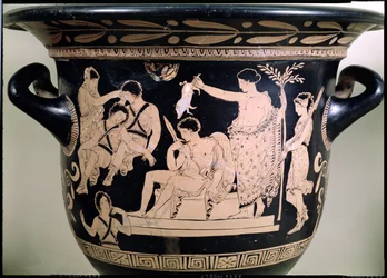 Orestes as a Suppliant at the Shrine of Apollo in Delphi (detail)