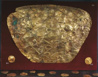 Gold Shield from Tomb V at Mycenae