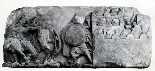 Section of the Frieze of The Nereid Monument at Xanthus, circa 4th Century BC