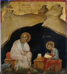 St. John the Evangelist with His Scribe Prochoros