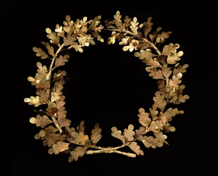 Wreath of Oak Leaves and Acorns, c. 350-300 BC (gold)