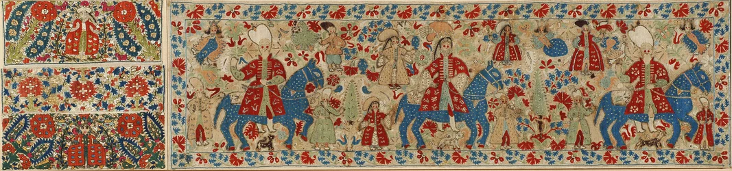 Bridal cushion cover from Ioannina, Ipeiros, 17th-18th century