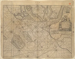 Chart of the North Sea dedicated to 