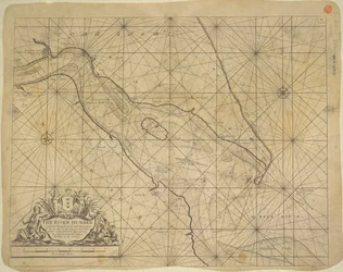 Printed Chart of the Estuary of the River Humber