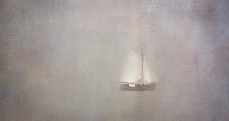 Sailboat In The Mist