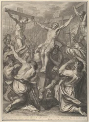 Christ Raised on the Cross, from The Passion of Christ, plate 19