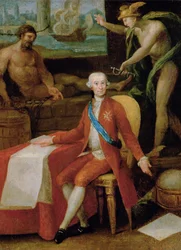 Portrait of Jose Monino the Count of Floridablanca