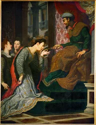 Esther Before Ahasuerus (Xerxes I)