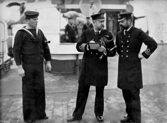 A Message for the Captain of the Battleship HMS Magnificent, 1896