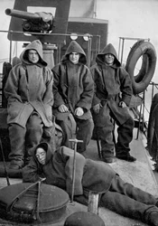 Bluejackets of the torpedo boat destroyer HMS Sturgeon, 1896